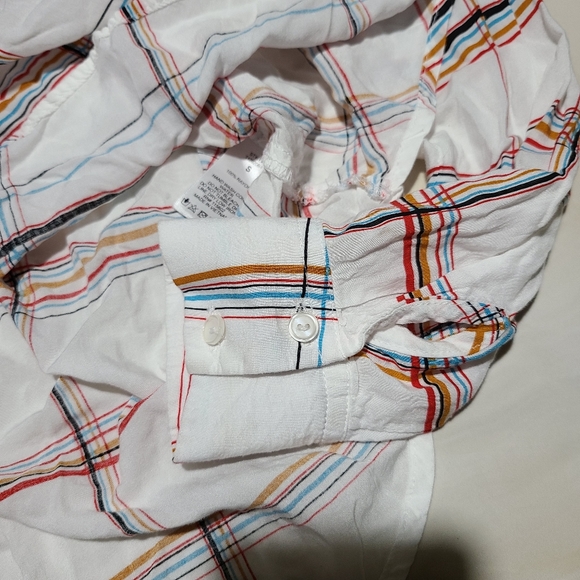 3 for $15 / LUSH • plaid chiffon tunic - Picture 7 of 12